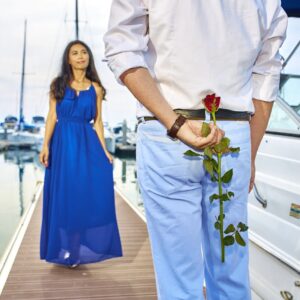 Demande mariage bateau avec lâcher de colombes Île-de-France